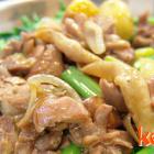 菜远炒鸡片