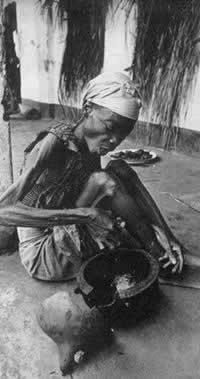 尼日利亚内战导致饥荒灾难