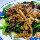 菜远炒鸡杂
