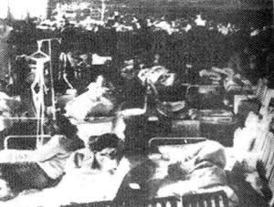 上海流行甲肝（歷史上的今天。中国）